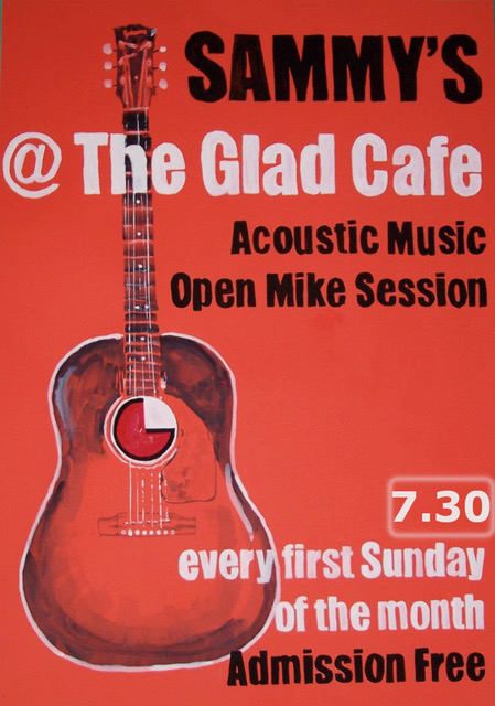 Sammy's Open Mic Night at The Glad Cafe, Glasgow on